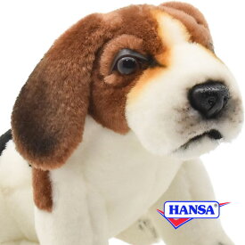 HANSA ハンサ ぬいぐるみ8420 TC ビーグル 犬 イヌ リアル 動物 ティーカップ ミニサイズ