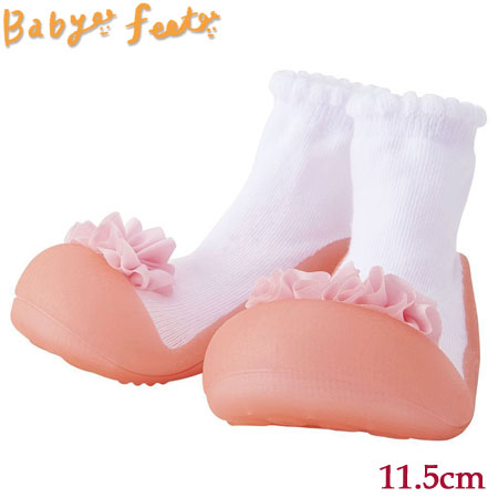 ベビーフィート baby feet ベビーシューズ<BR>エレガントピンク 11.5cm