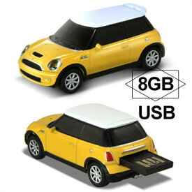 AUTODRIVE オートドライブ USBメモリーMini Cooper S ミニクーパー S イエローUSBメモリ【8GB】