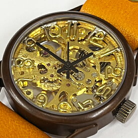 vie ヴィー 手巻き式腕時計 スケルトン mechanicalWB044 機械式時計