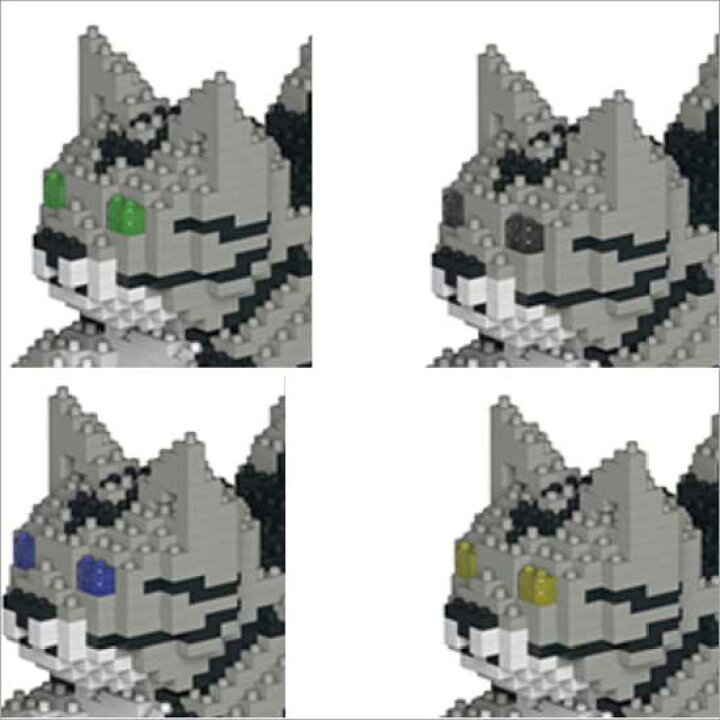 楽天市場】JEKCA ジェッカブロック アメリカンショートヘア 04S-M01 ネコ 猫 Sculptor 立体パズル 組立パズル : ソプラノ