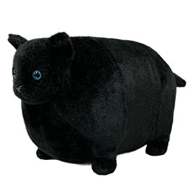 ふとっちぃZoo にゃんこ クロ 黒猫 猫のぬいぐるみ 丸い猫 デブ猫