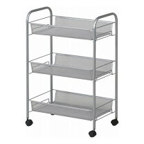 楽天市場】シルバー（キッチンワゴン｜キッチン収納）：収納家具 