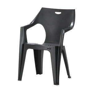 アンジェロ PCチェアー 4脚セット ブラック(12272) W580×D540×H800 ガーデンチェア チェア おしゃれ かっこいい スタッキング ガーデン エクステリア 不二貿易 インテリア家具 【法人様限定】