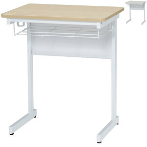 学習用デスク 幅600×奥行450×高700 ソフトエッジ仕様 棚・フック付き GD-593 スクールデスク セミナーデスク 学習デスク 研修デスク 学校 研修用 個別塾 塾 セミナー用 学校机 デスク 学習机 ナ