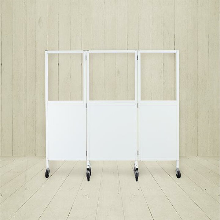 楽天市場】【受注生産品】 飛沫ガード W1800 H1604 3連 折りたたみ 