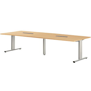 【法人限定】エグゼクティブテーブル 幅3200×奥行1200×高さ720mm PRL-3212W 高級会議テーブル ワイヤリングBOXタイプ ダークウッド ウォールナット ペールウッド オフホワイト 会議テーブル 会議