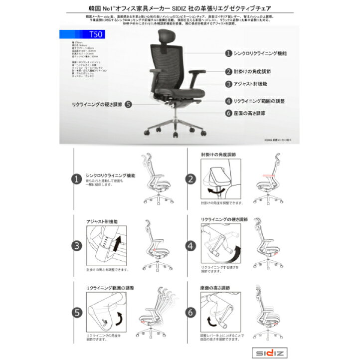 楽天市場】FURSYS T50エグゼクティブチェア ブラック RFC-T50EX 