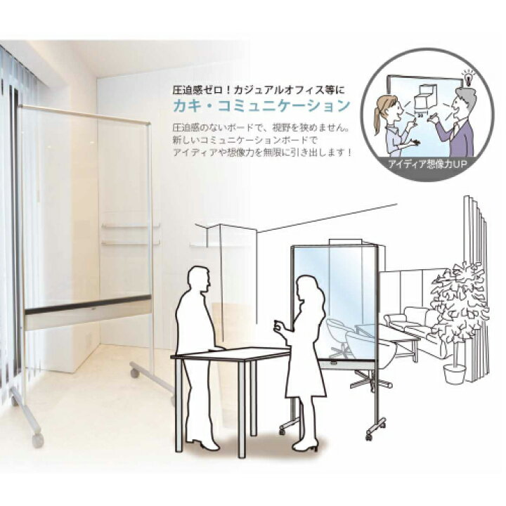 楽天市場】【送料無料】[片面][脚付] 透明ボード シンプル タテ型 飛沫 