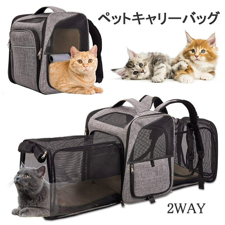 楽天市場】ペット キャリーリュック キャリーバッグ 犬 猫 ウサギ 