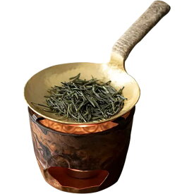 香炉用 茶香炉用 香炉皿 茶葉 純銅 茶こうろ 真鍮 ハンドル付き小皿 リラクゼーション 茶葉を乾燥する 茶香炉道具 持つ便利 お茶葉の香り アロマ炉 お茶を保温 プレゼント ギフト 贈り物 送料無料（ティースプーンのみ/茶ストーブのみ/焼き茶セット）