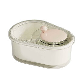 フルーツウォッシャー サラダスピナー ポータブル フルーツ/野菜クリーナー ザルとボウル付き ハンドクランク ソフトブラシ付き キッチン用 ホワイト 果物 お祭り パーティー 家庭 耐久性 簡単なクリーニング シンプル プレゼント ギフト 贈り物 送料無料