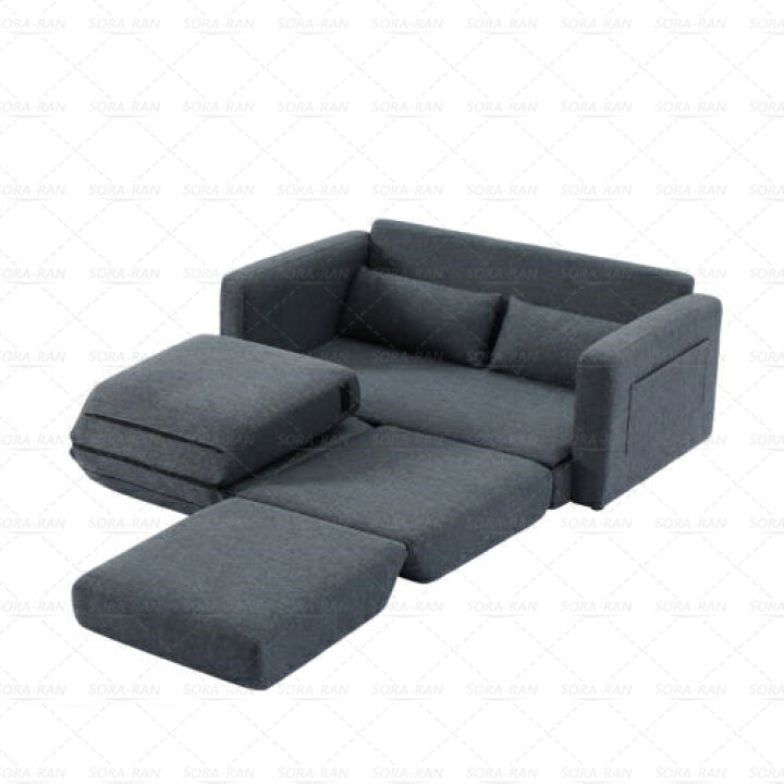楽天市場】【即納】2 seater sofa ソファ 2人掛け 収納付き 