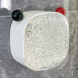 壁取り付け式ソープホルダー カバー付き セルフドレンソープボックス ウォーターリップル 中空ソープセーバートレイ シャワー キッチン バスルーム用 自己粘着ソープバーコンテナ 浴槽 オーナメント カミソリスポンジ