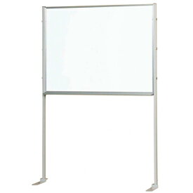 ホワイトボード 壁面用 脚付 W1210 H910 スチール ボード 案内板 アルミ枠 無地 掲示板 L型 粉受け・イレイサー付き [MV34-L] 白板 オフィス家具 【送料無料】【日本製】