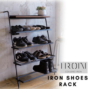 COLLEND Rh ACAV[YbN IRON W600 D325 H861 COLLEND Rh V[YbN C ʔ [ Ċ| 4i It X ACA SHOES RACK _[NuE ISR-DB bN lz