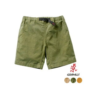 【ポイント2倍 4/20 0:00～23:59】 グラミチ GRAMICCI 2022春夏 KIDS G-SHORT キッズGショーツ G501-BJ-K ショートパンツ ハーフパンツ クライミング ズボン キッズ カーキ イエロー グリーン 正規取扱品 【返品交換不可】