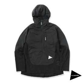 【ポイント10倍 4/20 0:00～23:59】 アンドワンダー フリース メンズ and wander alpha direct hoodie アルファ ダイレクト フーディ 5743241023 正規取扱品