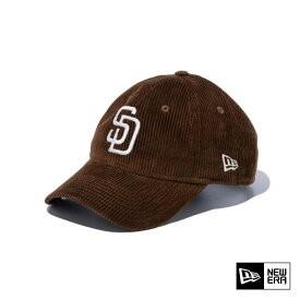 【ポイント10倍 ～5/27 1:59】 ニューエラ キャップ 帽子 メンズ レディース NEW ERA 9TWENTY MLB Corduroy コーデュロイ サンディエゴ・パドレス 13751030 正規取扱品 【PT20】