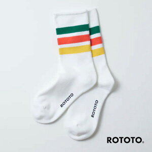 �y�|�C���g10�{ 12/24 18:00�`12/26 1:59�z ���g�g �N���[�\�b�N�X �����Y ���f�B�[�X ROTOTO FINE PILE STRIPED CREW SOCKS �t�@�C���p�C�� �X�g���C�v �N���[�\�b�N�X ���K�戵�i
