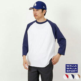 ワラワラスポーツ Tシャツ カットソー 七分袖 メンズ レディース WALLA WALLA SPORT 3/4 BASEBALL TEE 2-TONE 3/4ベースボールティー 2トーン 30176 正規取扱品