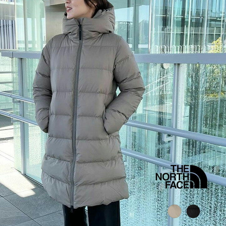 THE NORTH FACE◇ロングダウンジャケット/L/ナイロン/KHK/NDW91964 