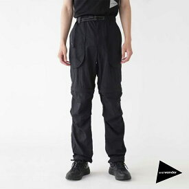 【ポイント10倍 6/1 0:00～23:59】 アンドワンダー ナイロンパンツ メンズ and wander ny taffeta hiker 2way pants ナイロンタフタ ハイカー 2ウェイ パンツ 5744152138 正規取扱品