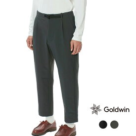 【ポイント10倍 4/20 0:00～23:59】 ゴールドウイン テーパードパンツ メンズ レディース Goldwin One Tuck Tapered Ankle Pants ワンタックテーパードアンクルパンツ GL74196 正規取扱品