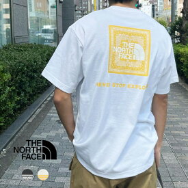 ザ ノースフェイス Tシャツ カットソー 半袖 メンズ レディース THE NORTH FACE S/S Bandana Square Logo Tee ショートスリーブバンダナスクエアロゴティー NT32446 正規取扱品