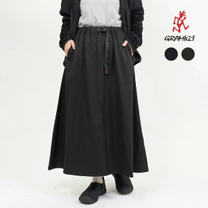 �O���~�` �����O�X�J�[�g ���f�B�[�X Gramicci WOOL LIKE FLARE SKIRT �E�[�����C�N �t���A�X�J�[�g GLSK5-FJP001 ���K�戵�i
