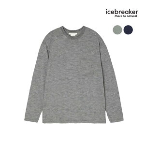 �ySALE20%OFF�z �A�C�X�u���C�J�[ T�V���c �J�b�g�\�[ ���� �����Y ���f�B�[�X icebreaker U MERINO 150 LS POCKET TEE �����m 150 �����O�X���[�u �|�P�b�g �e�B�[ ���j�Z�b�N�X IB0A57DB ���K�戵�i �y�ԕi��