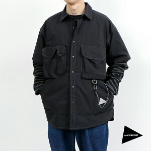 �A���h�����_�[ �V���c ���� �����Y and wander multi pocket SS shirt (M) �}���`�|�P�b�gSS�V���c 5745183069 ���K�戵�i �y�ԕi�����s�z