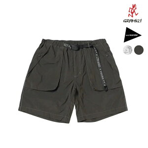 �ySALE20%OFF�z �O���~�` �A���h�����_�[ �V���[�g�p���c �n�[�t�p���c �����Y Gramicci and wander BRUSHED NYLON SHORT �u���b�V���i�C�����V���[�c GUP5-S3002-M ���K�戵�i �y�ԕi�����s�z