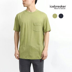 【ポイント10倍 3/15 0:00〜23:59】 アイスブレイカー Tシャツ カットソー 半袖 メンズ レディース icebreaker U 150 SS POCKET TEE 150 ショートスリーブ ポケット ティー IT22370 正規取扱品