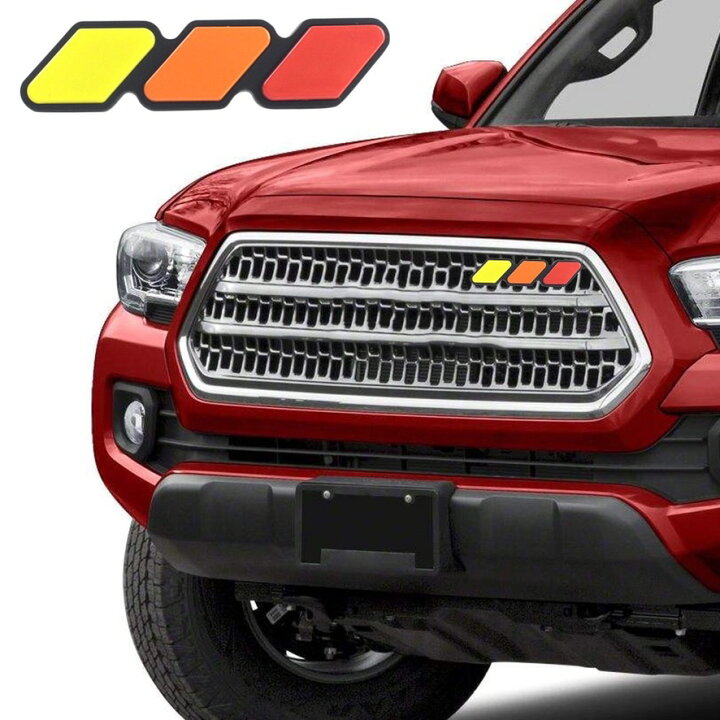 楽天市場】グリルバッジ ランクル タコマ ジムニー Rav4 エンブレム 