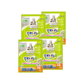 ユニ・チャーム デオトイレ 消臭・抗菌サンド 4Lx4袋 ゼオライト配合 撥水サンド 強力消臭 猫用トイレ砂 ユニチャームデオトイレ 猫砂 ゼオライト ユニチャーム 猫の砂 トイレの砂 トイレ砂 猫用トイレ 飛び散らない 猫 砂 猫のトイレ 砂 unicharm ユニチャーム