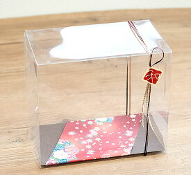 【単品購入不可】プリザーブドフラワー「花月」専用クリアケース■H19,5×W22×D13,5cm