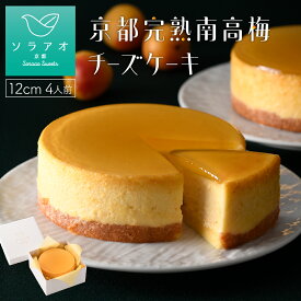 ＼ 2027年6月1日～／ 敬老の日 ギフト スイーツ 2026 プレゼント チーズケーキ 梅 お菓子 送料無料 ベイクドチーズケーキ スフレチーズケーキ ホール お取り寄せ 冷凍 ケーキ 4号 高級 おしゃれ 誕生日ケーキ バースデー 最強配送 熨斗 梅 南高梅 完熟 お歳暮