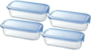 iwaki(CL) ϔMKX ۑe o^[P[X ANAu[ ` M 500ml ×4Zbg pbN&W KBC32 