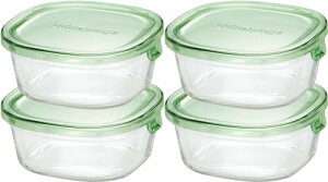 iwaki(CL) ϔMKX ۑe O[ p^ S 450ml ×4Zbg ͂ 1V pbN&W KC3240N- 