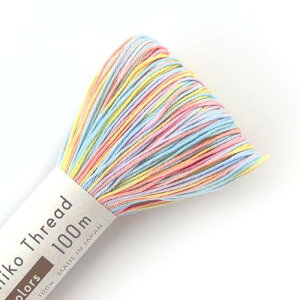 �I�����p�X �h���q�� Sashiko Thread 100m 6color �努 ����؂��Ƃ� col. 305 ��������