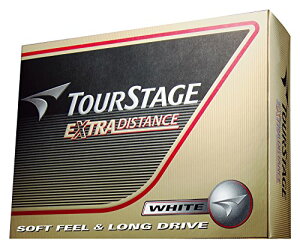 BRIDGESTONE(ブリヂストン) ゴルフボール TOURSTAGE エクストラディスタンス 1ダース( 12個入り) ホワイト T 送料無料