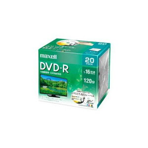maxell �^��p DVD-R �W��120�� 16�{�� CPRM �v�����^�u���z���C�g 20���p�b�N DRD120WPE.20S ��������