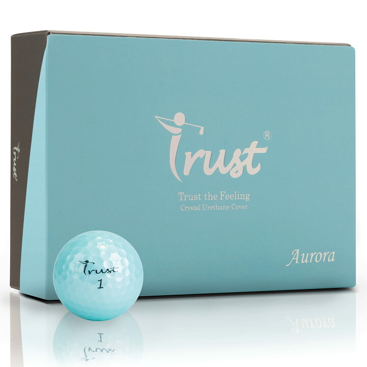 楽天市場】TrustトラストゴルフボールAurora(オーロラ) 被らない 