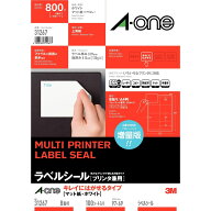 エーワン ラベルシール キレイにはがせる A4 8面 100シート 31267 送料無料