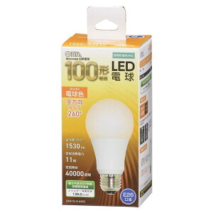 �I�[��(OHM) �d�@ LED�d�� E26 100�` 100���b�g�` 100W�` ���`���Ή� �S���� �d���F 5�N LDA11L-G ��������