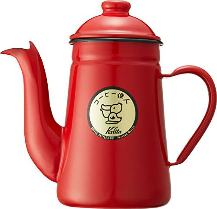 楽天市場】カリタ Kalita 日本製 琺瑯 コーヒーポット レッド 1000ml 