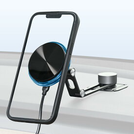 セイワ(SEIWA) 車内用品 スマホホルダー マグネット無線充電スマホホルダー 貼付タイプ IMP220 ワイヤレス充電 7.5W マ 送料無料