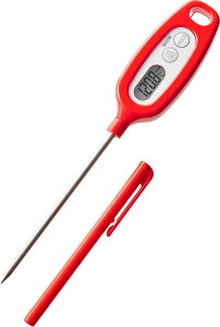 タニタ Tanita 温度計 料理 調理 IPX7 防水 -50~250度 レッド TT-508N RD はかった温度を記憶 スティック 送料無料