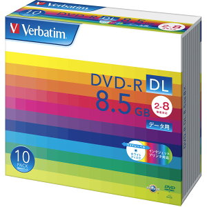 ?�o�[�x�C�^��(Verbatim) Verbatim �o�[�x�C�^�� 1��L�^�p DVD-R DL 8.5GB 10�� �z���C�g�v�����^�u ��������